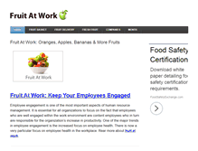 Tablet Screenshot of fruitatwork.com